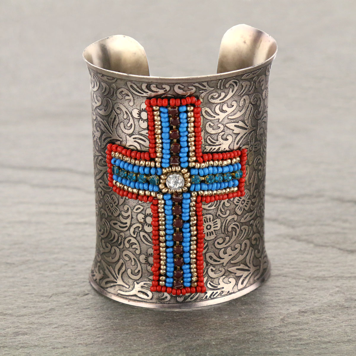 Cross Cuff Bracelet