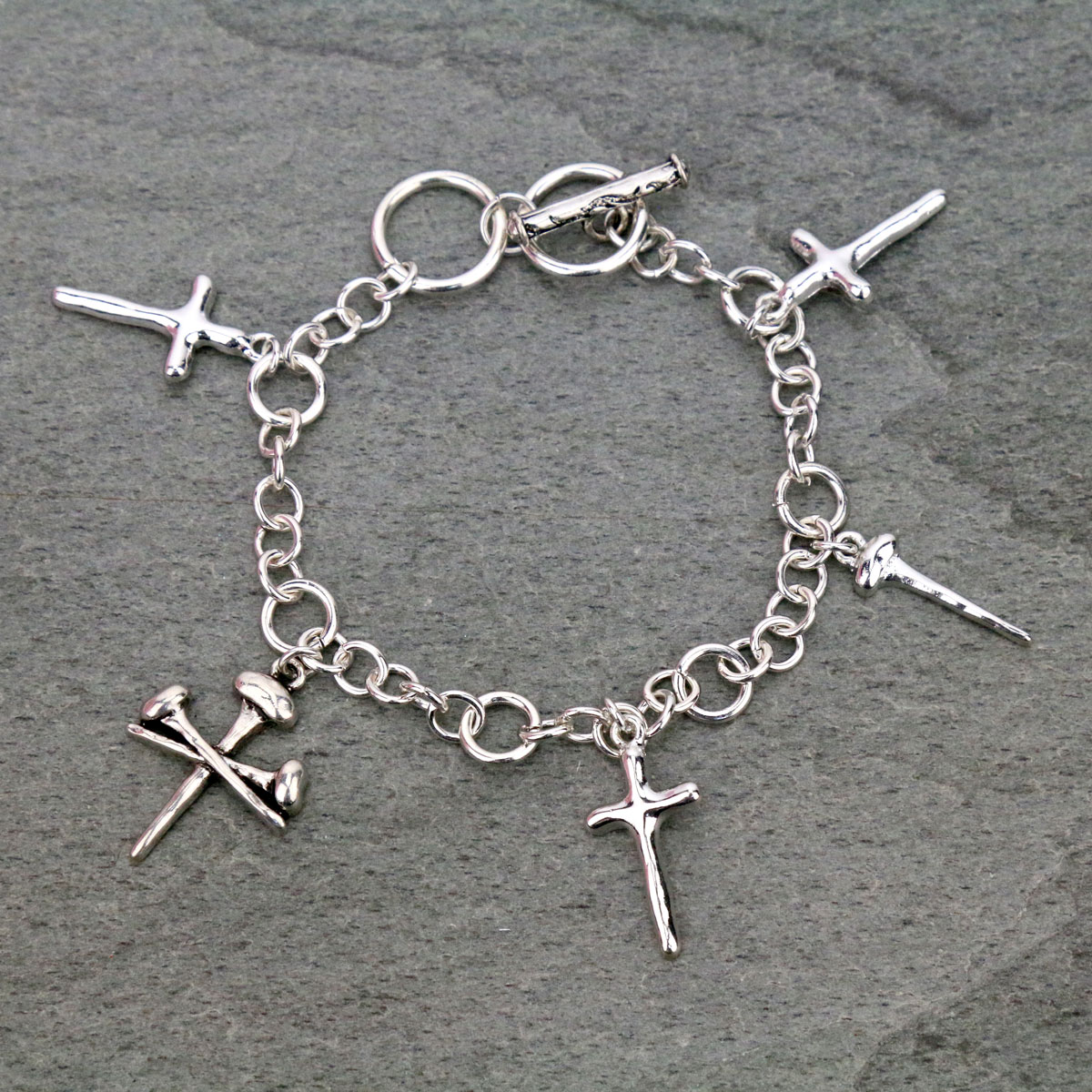 Cross Charm Barcelet