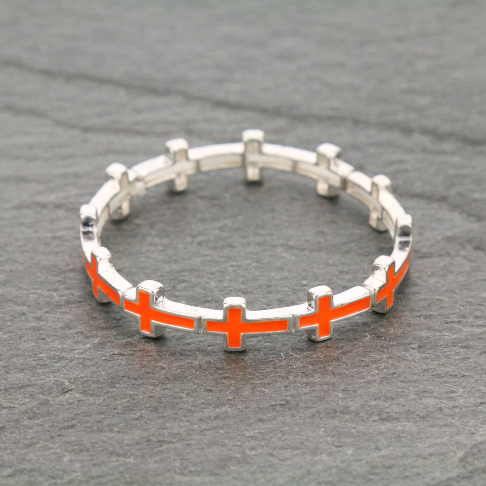 Cross Stretch Bracelet
