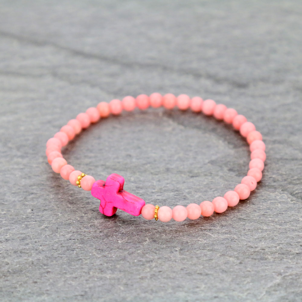 Cross Stretch Bracelet