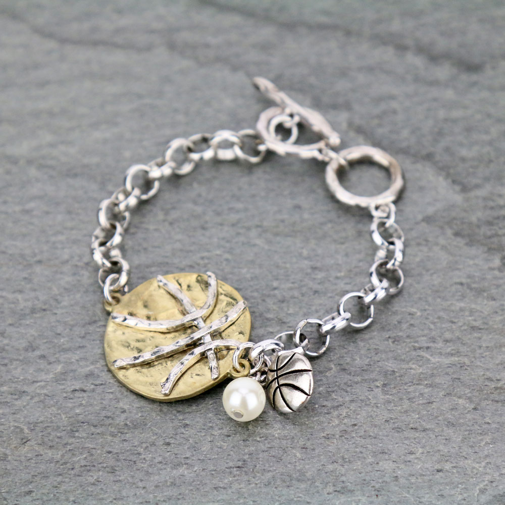 Sports "Basketball" Bracelet