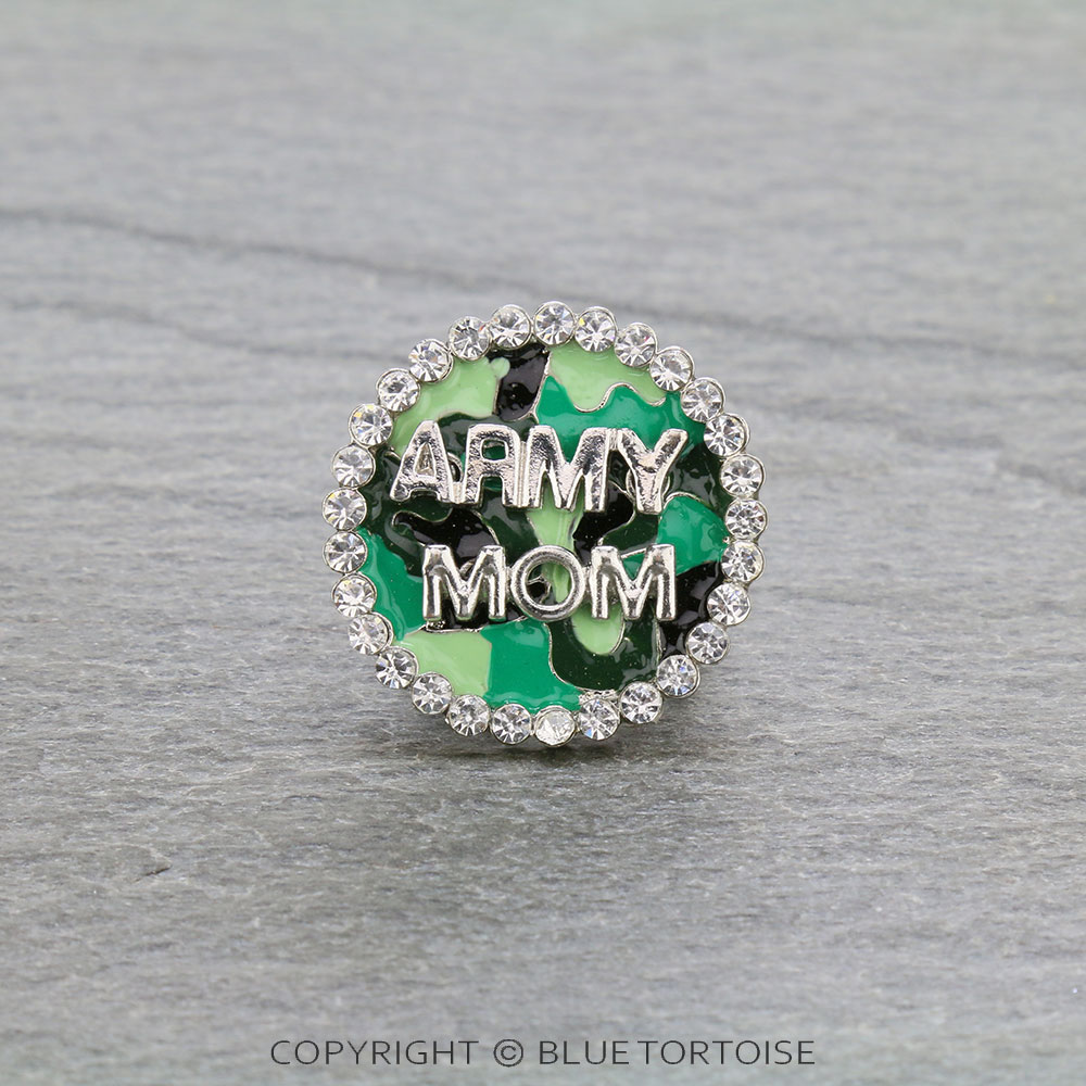 Fashion "ARMY MOM" Stretch Ring