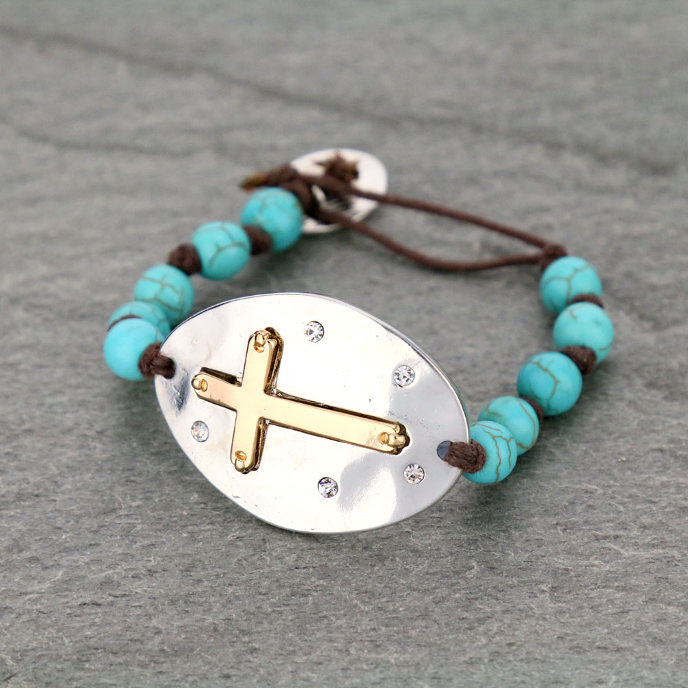 Cross Stretch Bracelet