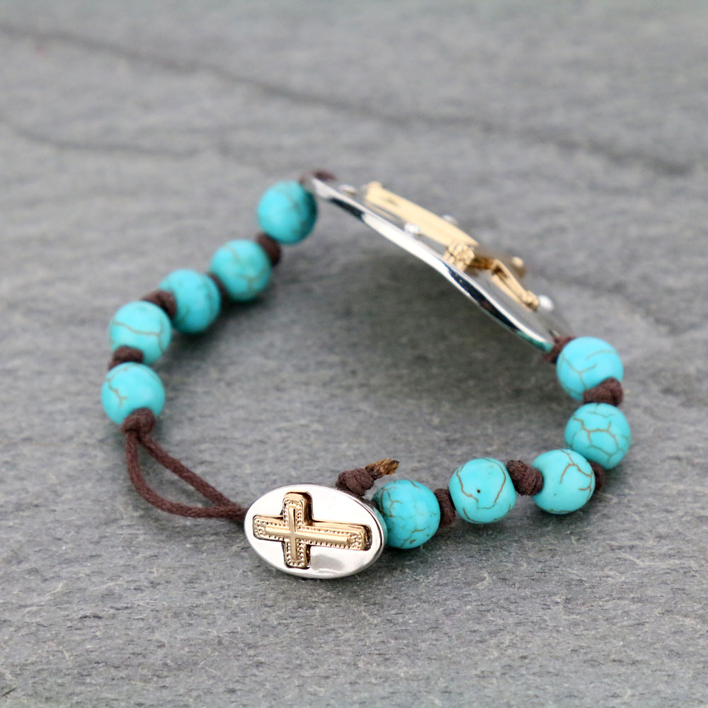 Cross Stretch Bracelet - Image 2