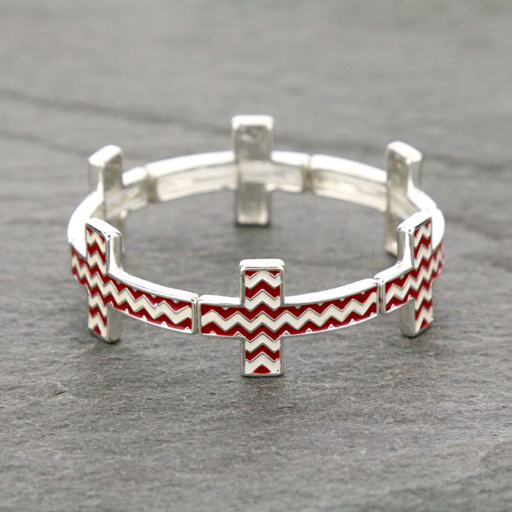 Cross Stretch Bracelet