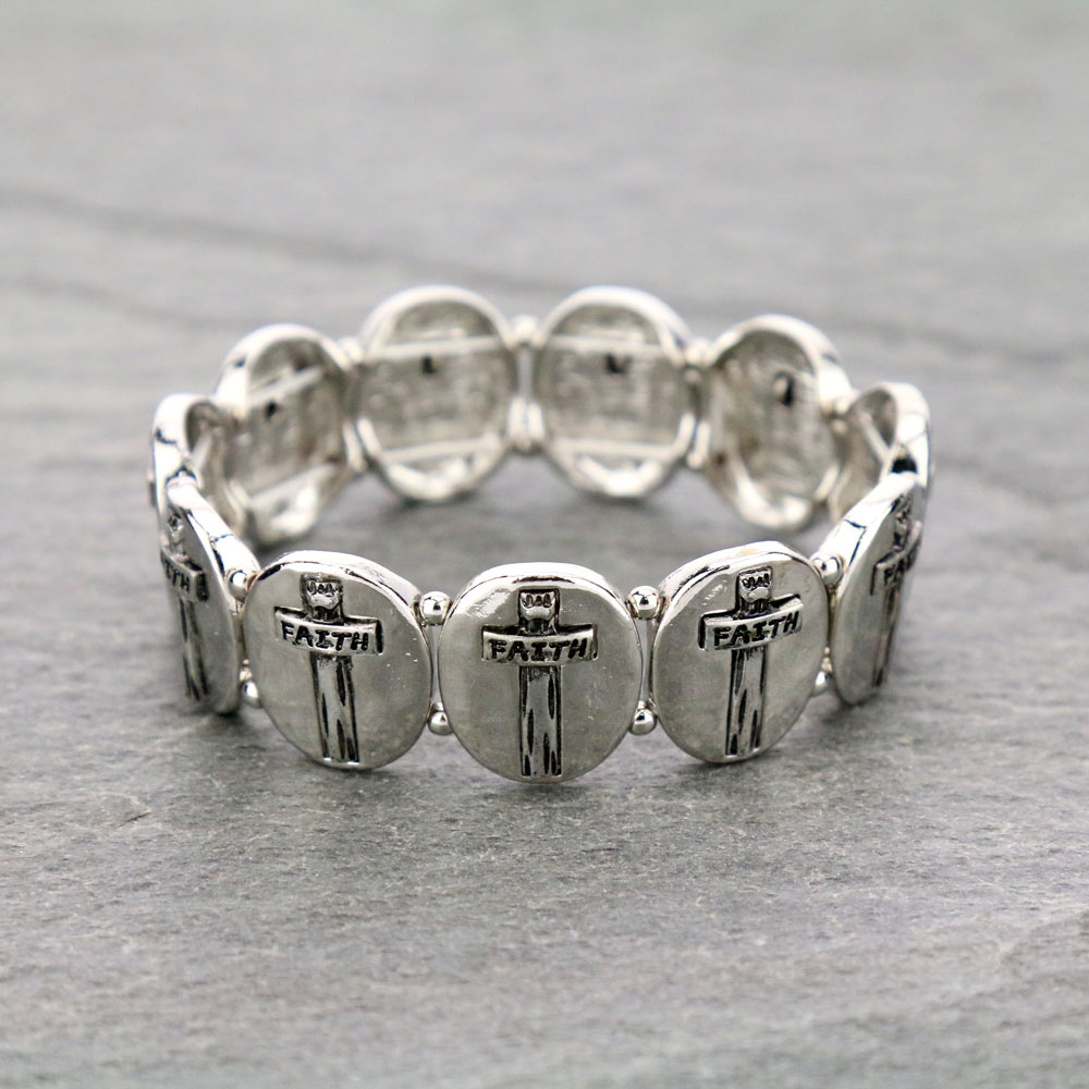 Cross Stretch Bracelet