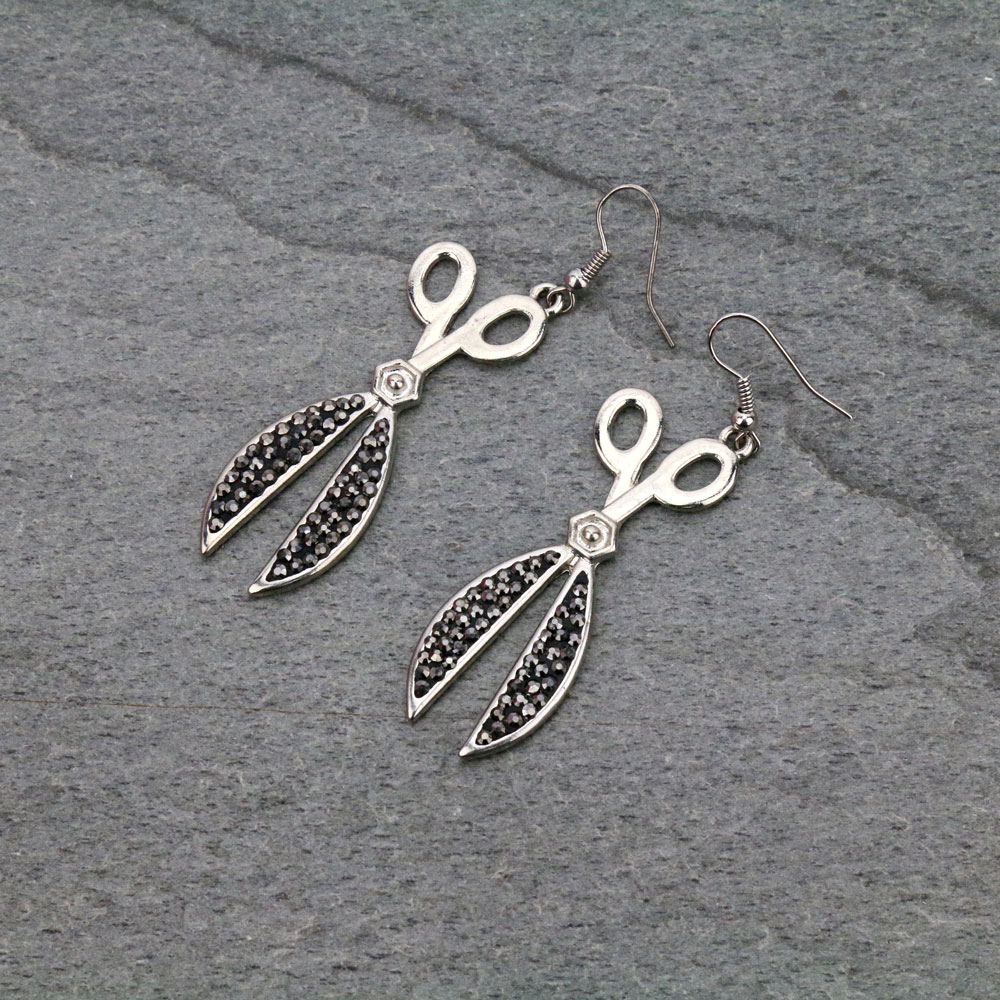 Scissors Fish Hook Earrings