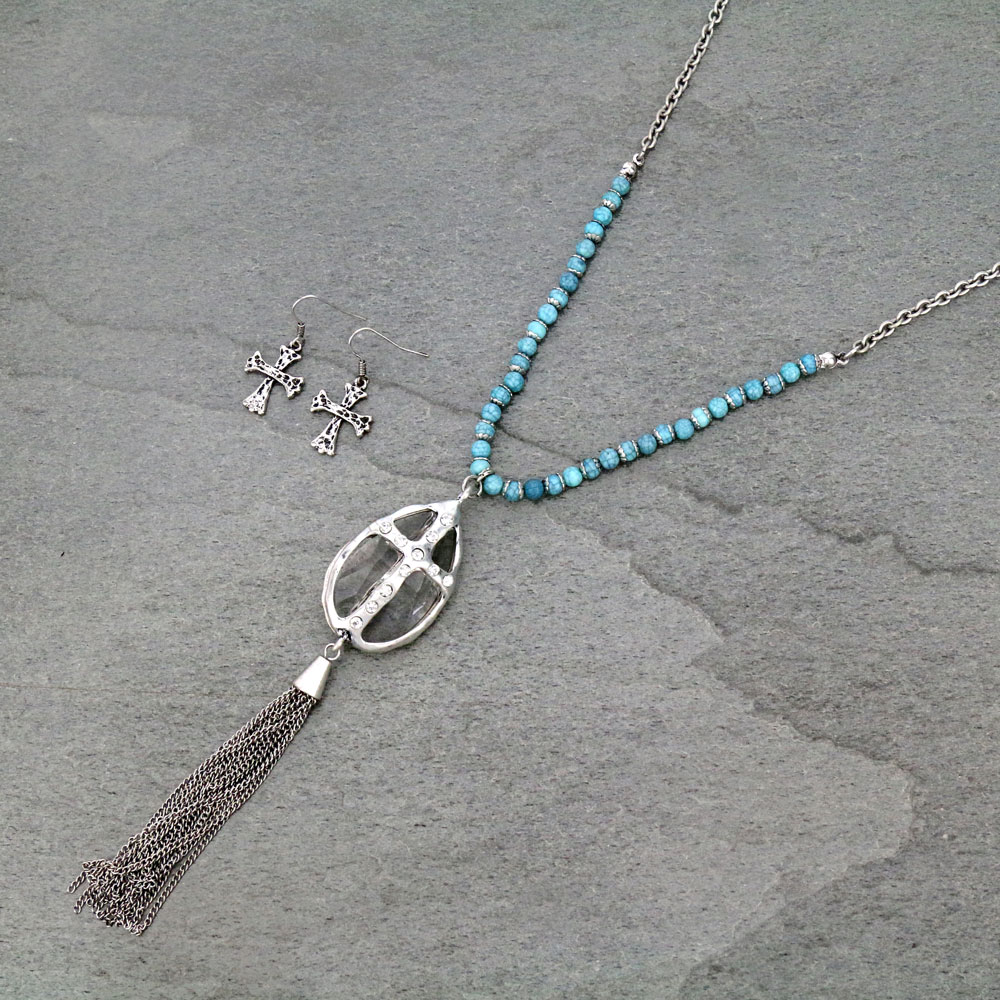 Cross Necklace Set