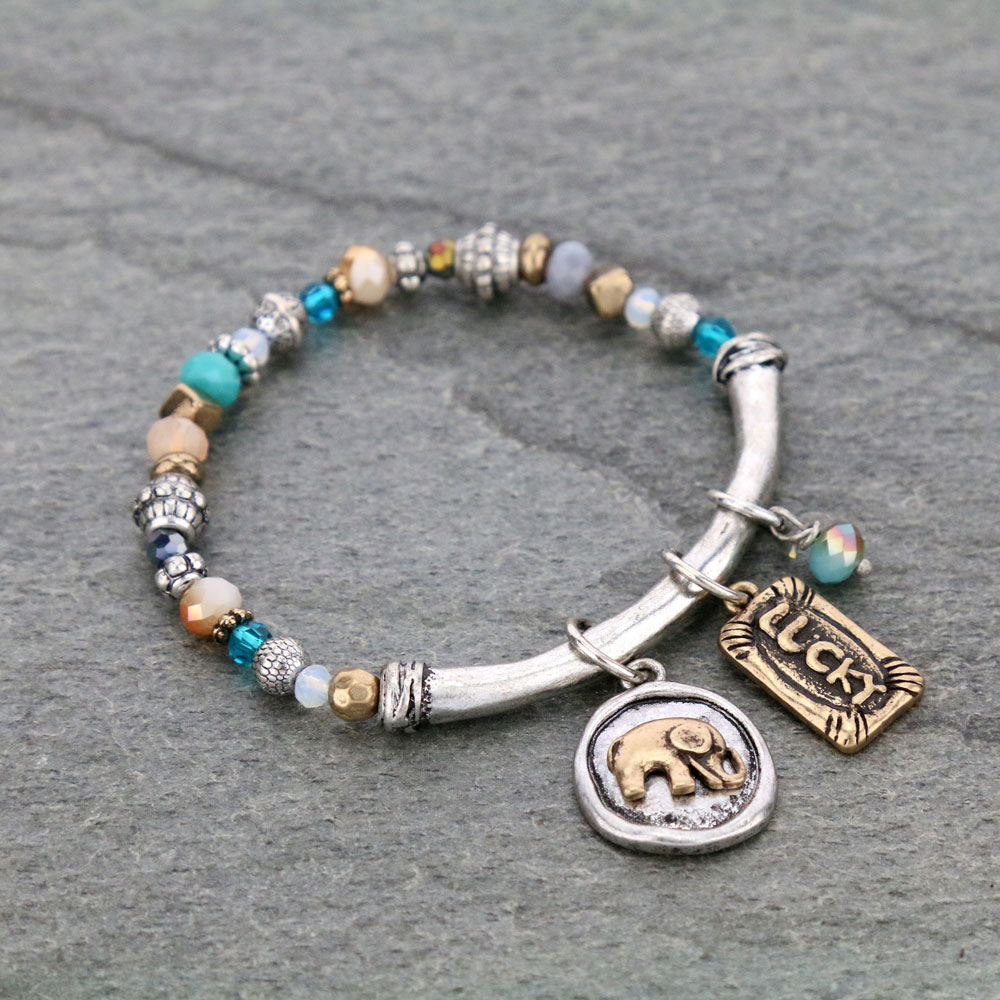 Animal "Elephant" Stretch Bracelet