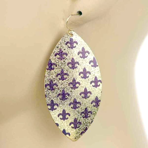 Fleur De Lis Earrings - Image 2