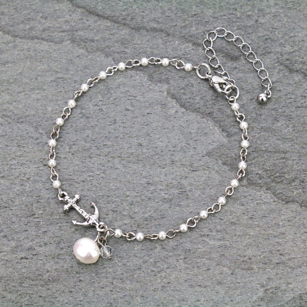 Sea Life Theme Anchor Anklet
