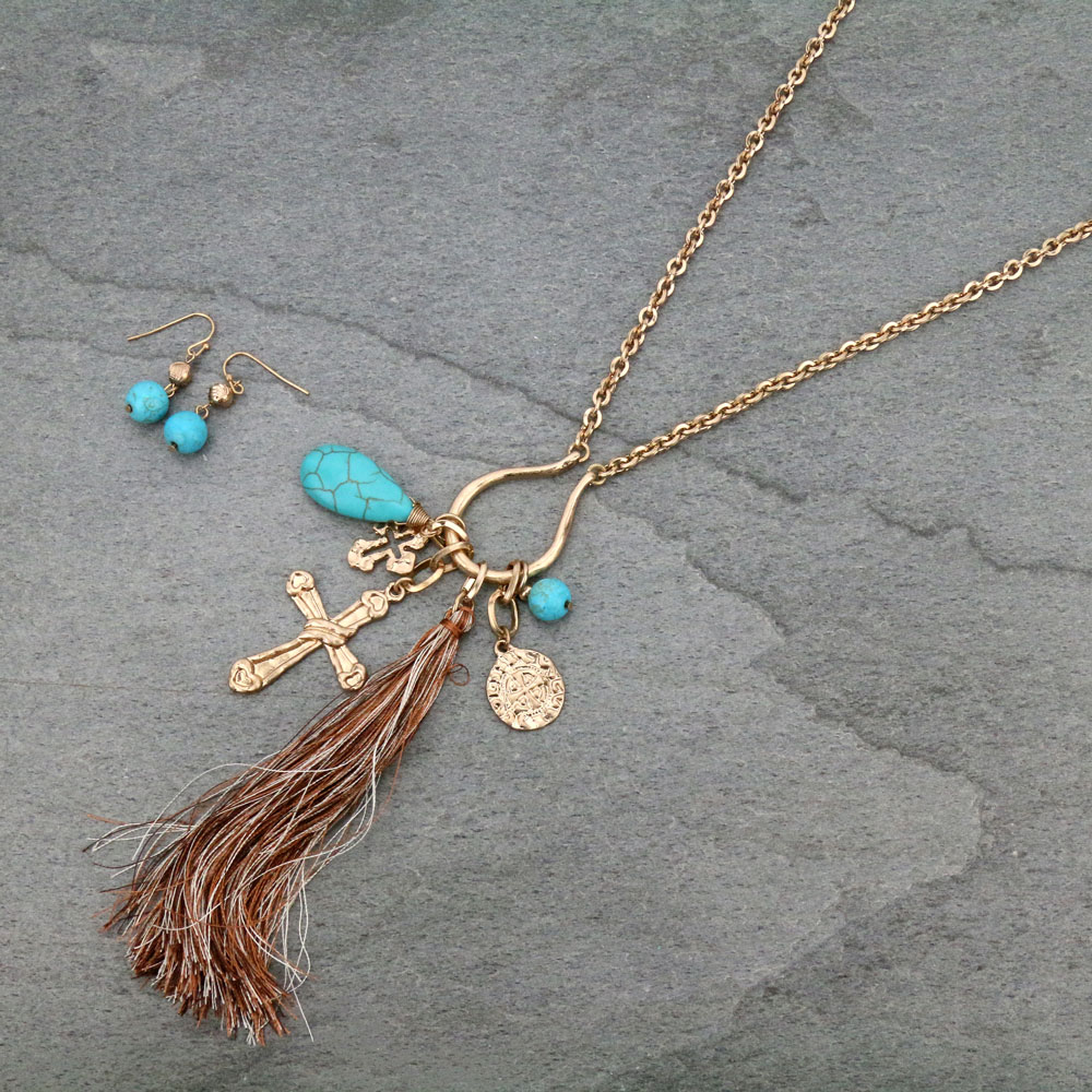 Cross Necklace Set