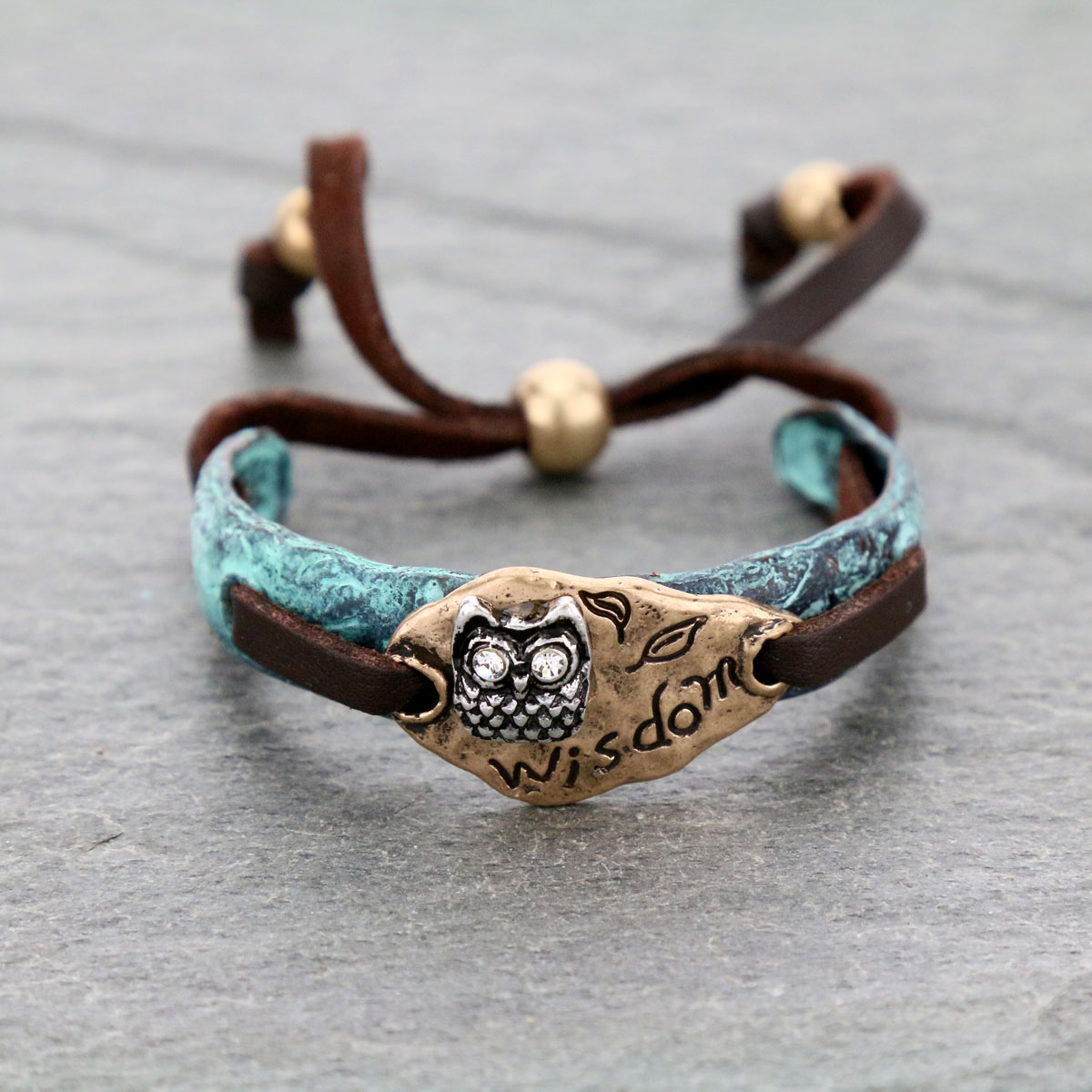 Animal Owl Cuff Bracelet