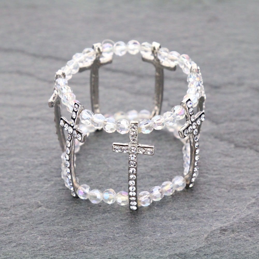 Cross Stretch Bracelet