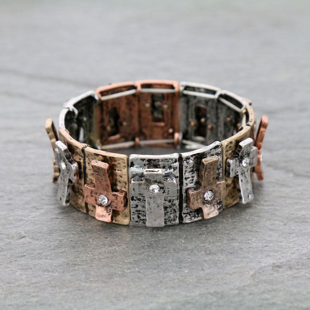 Cross Stretch Bracelet