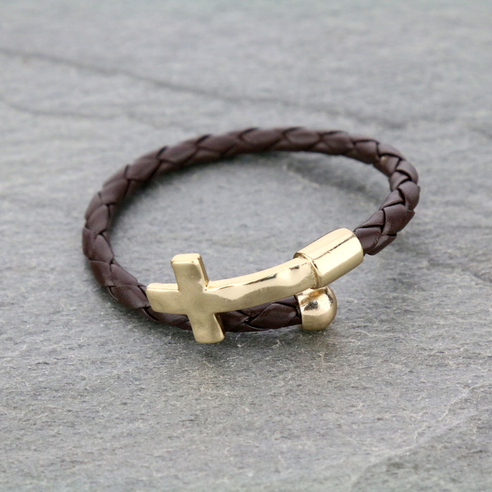 Cross Cuff Bracelet