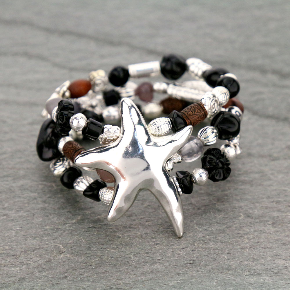 Sea Life Theme "Starfish" Stretch Bracelet