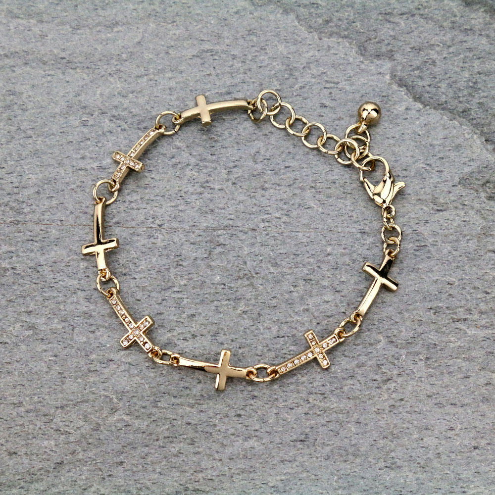 Cross Stretch Bracelet