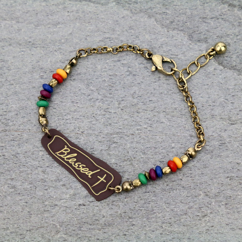 Cross Charm Bracelet