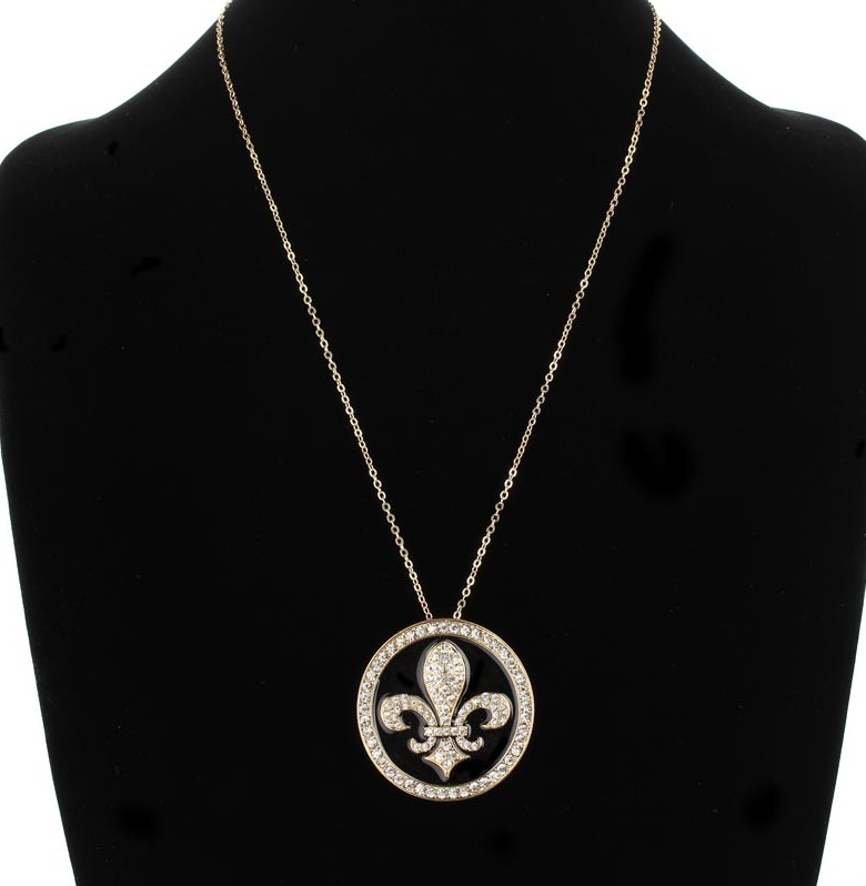 Fleur De Lis Pendant Necklace - Image 2