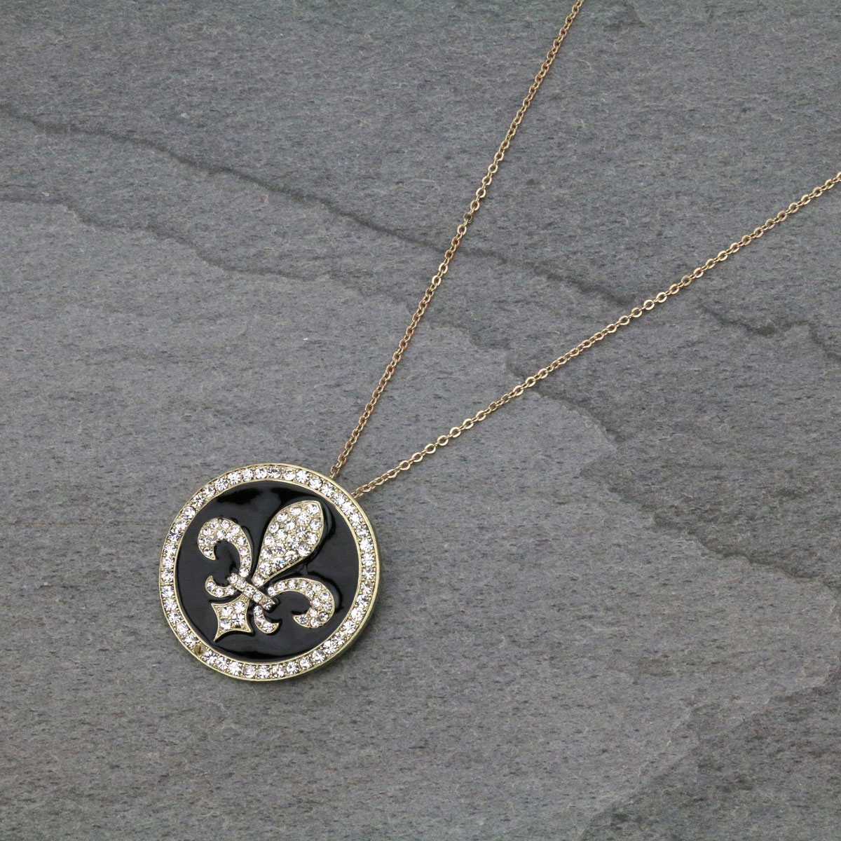 Fleur De Lis Pendant Necklace