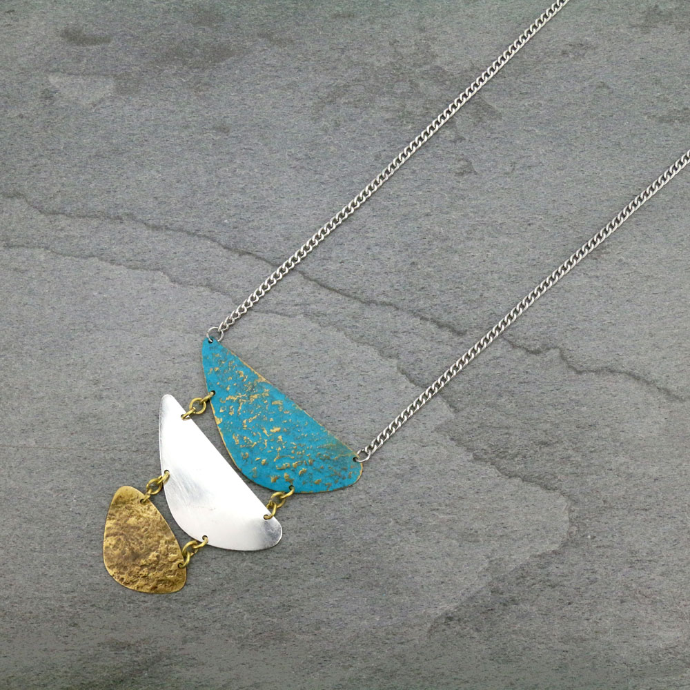 Fashion Metal Plate Necklace