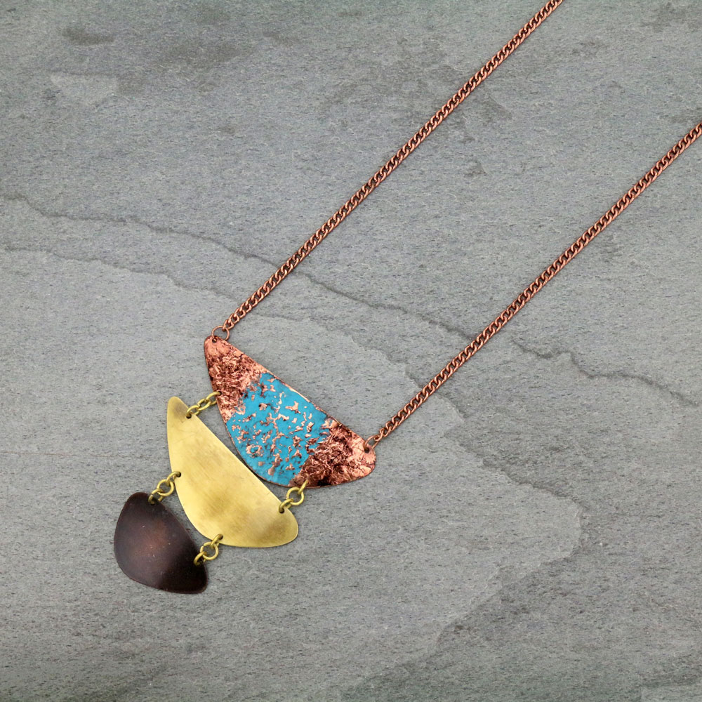 Fashion Metal Plate Necklace