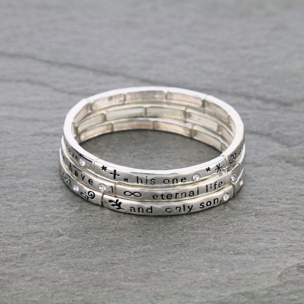 Religious Stretch Bracelet