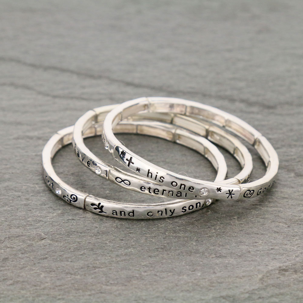 Religious Stretch Bracelet - Image 2