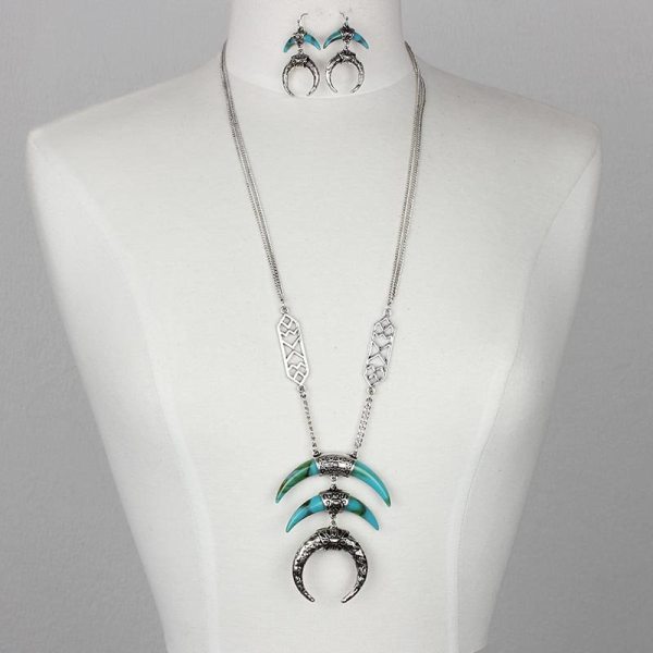 Fashion Pendant Necklace Set - Image 2