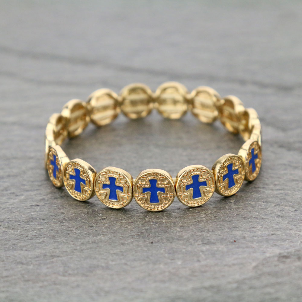 Cross Stretch Bracelet