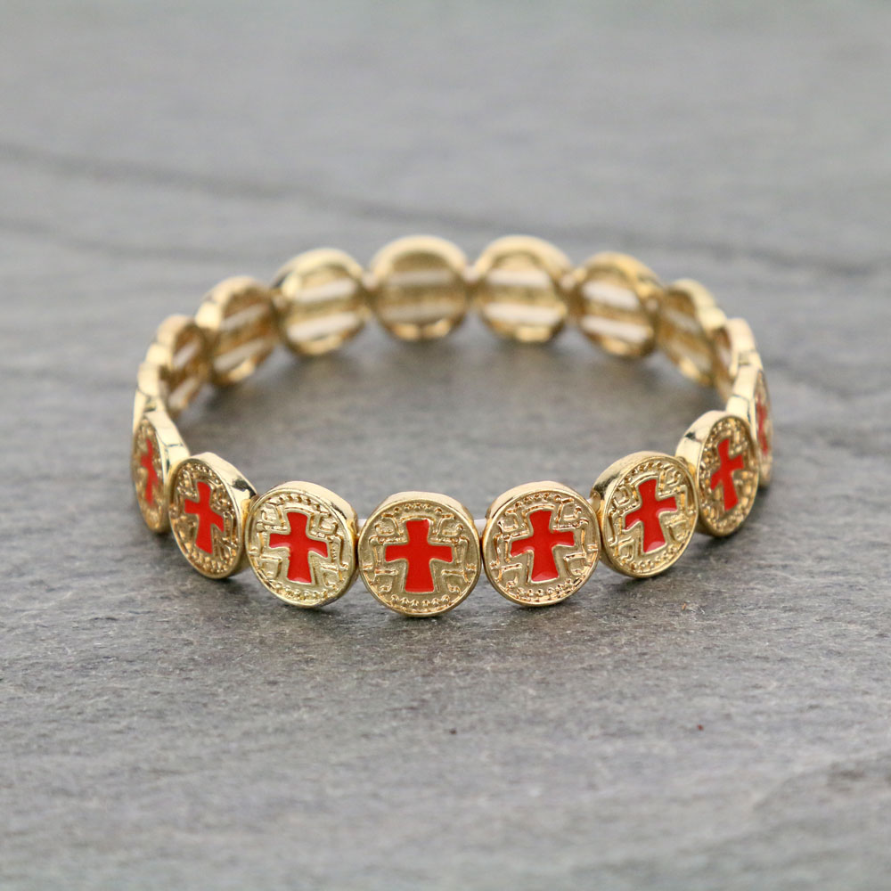 Cross Stretch Bracelet