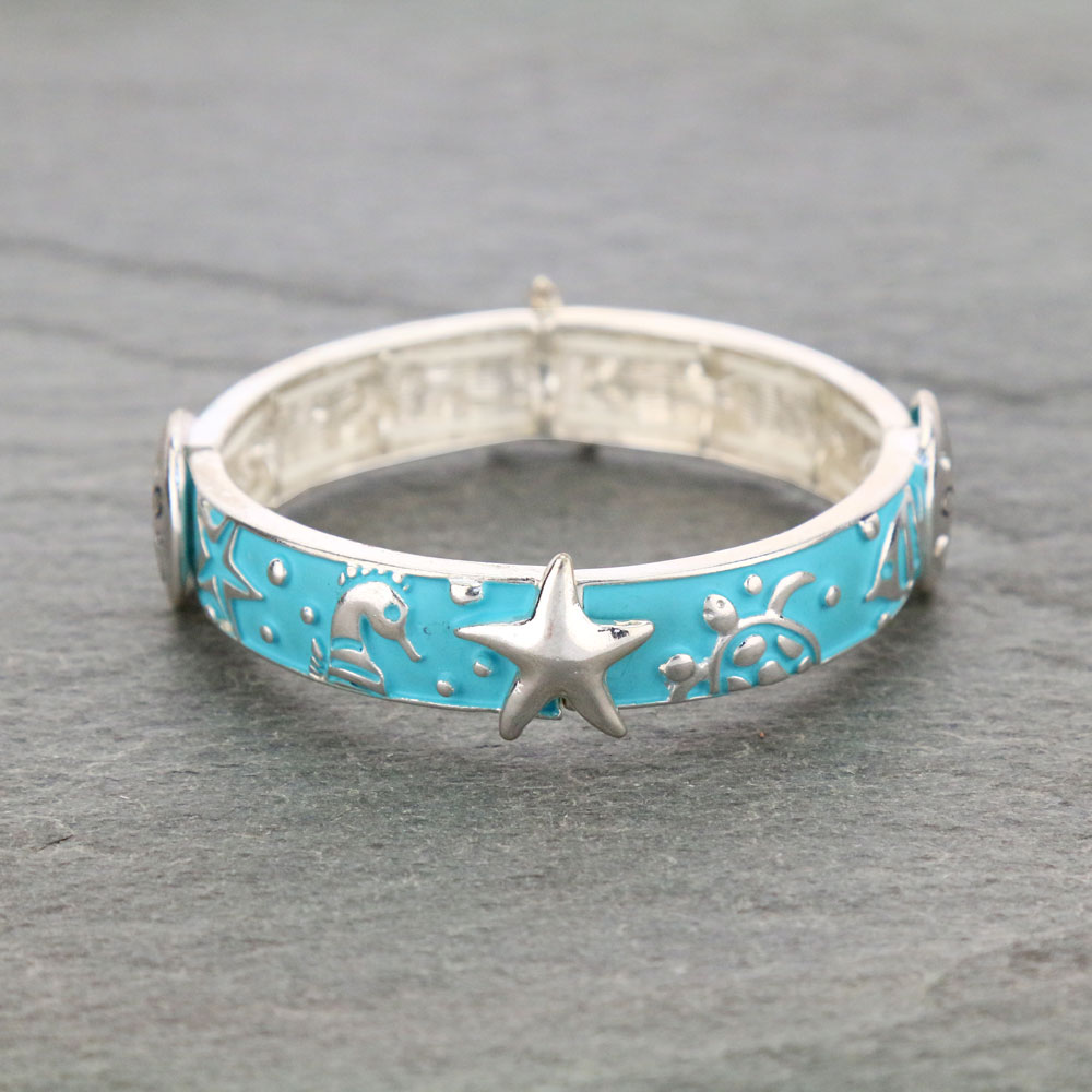 Sea Life Theme Stretch Bracelet - Image 2