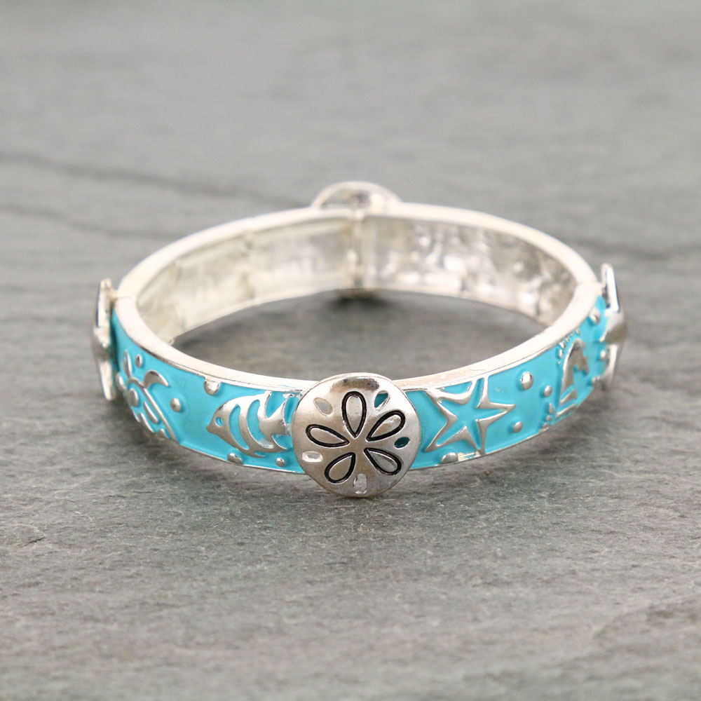Sea Life Theme Stretch Bracelet