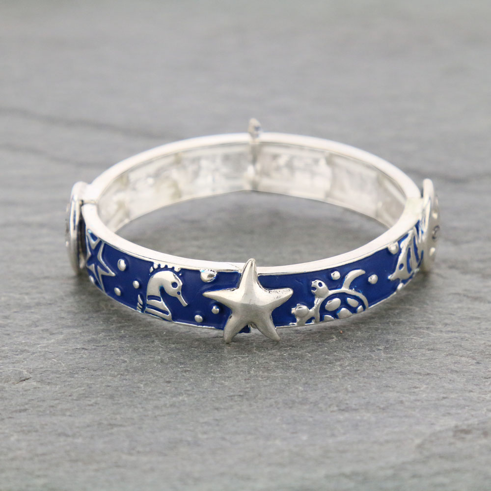 Sea Life Theme Stretch Bracelet - Image 2