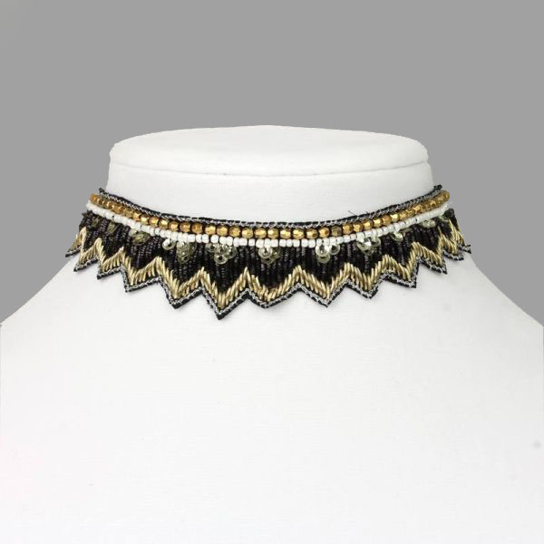 Fashion Handmade Fabric Choker - Image 2