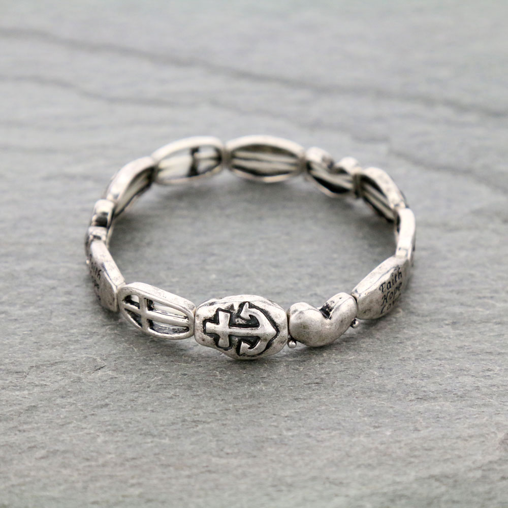 Religious Stretch Bracelet