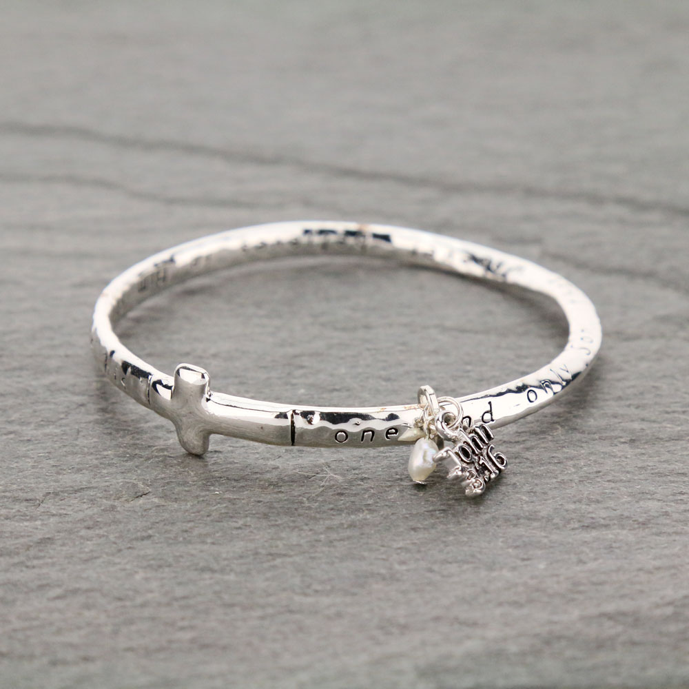 Religious Bangle Bracelet