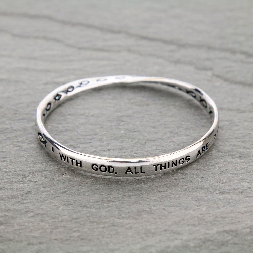 Religious Bangle Bracelet