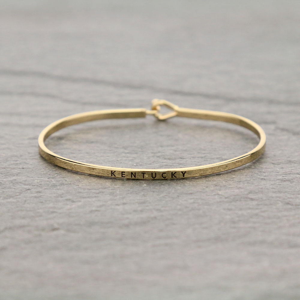 Fashion State "KENTUCKY" Bangle Bracelet