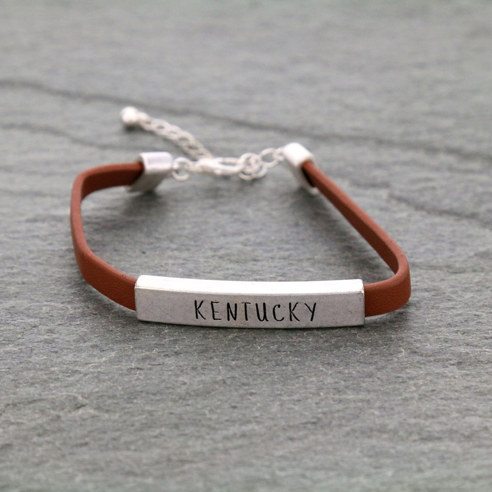 Fashion State "KENTUCKY" Bangle Bracelet