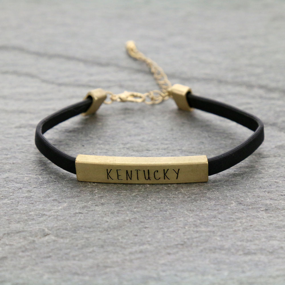 Fashion State "KENTUCKY" Bangle Bracelet