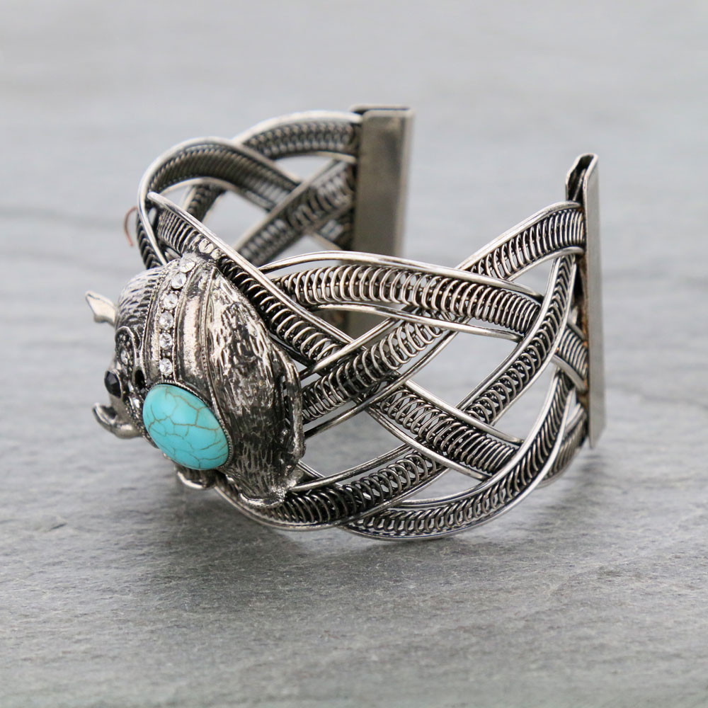 Turquoise Cuff Bracelet - Image 2