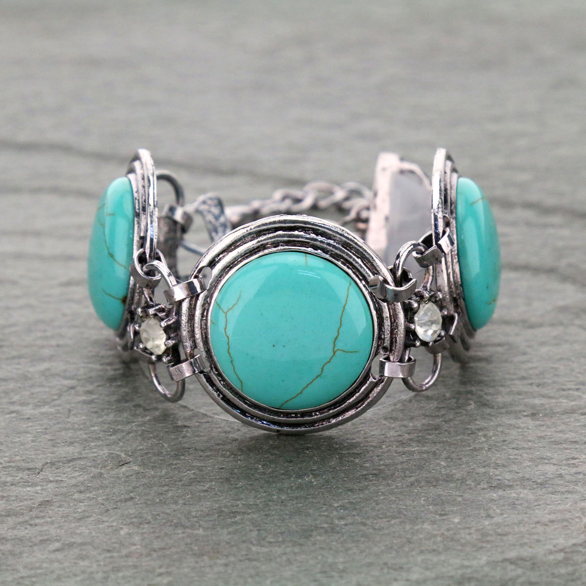 Turquoise Link Bracelet
