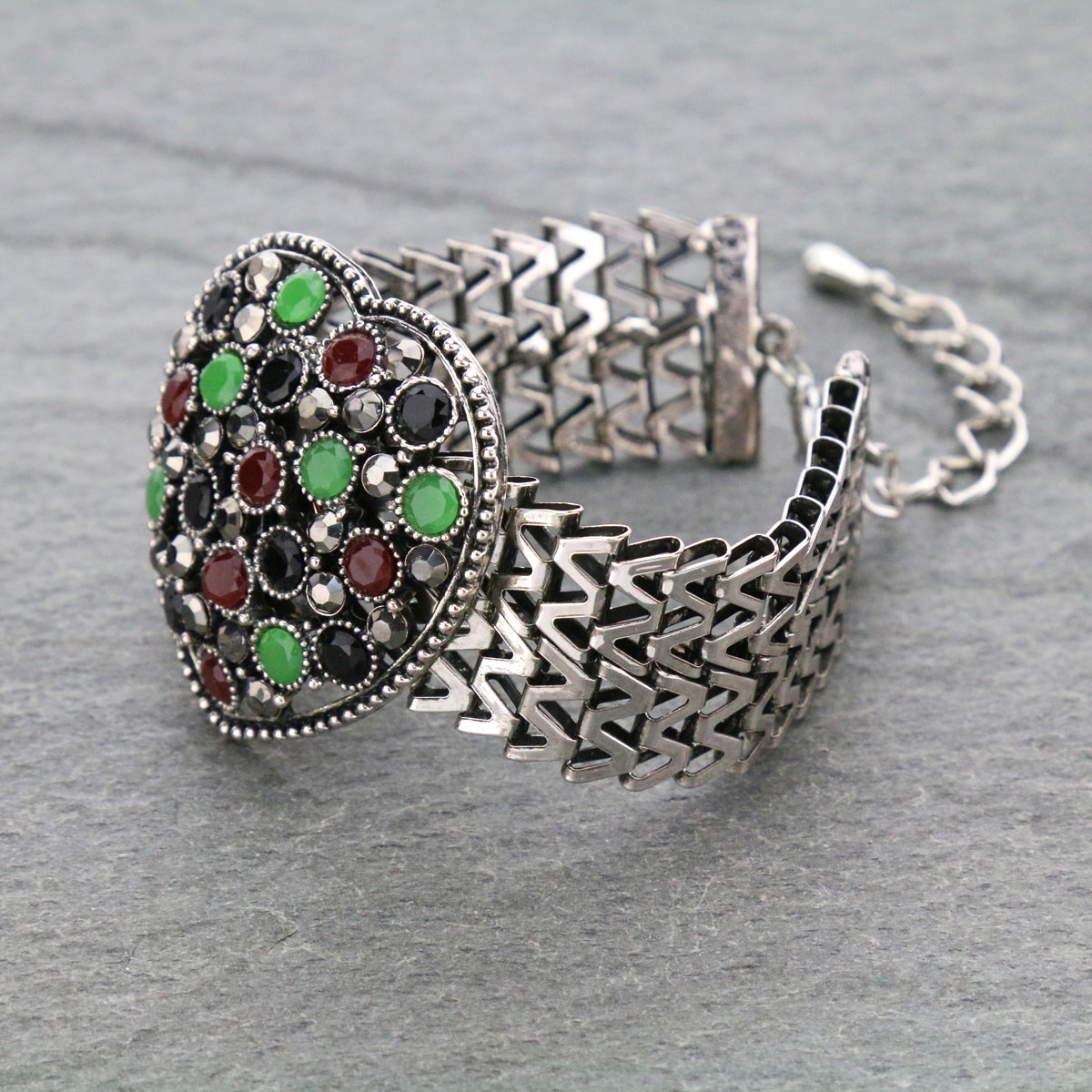 Turquoise Link Bracelet - Image 2