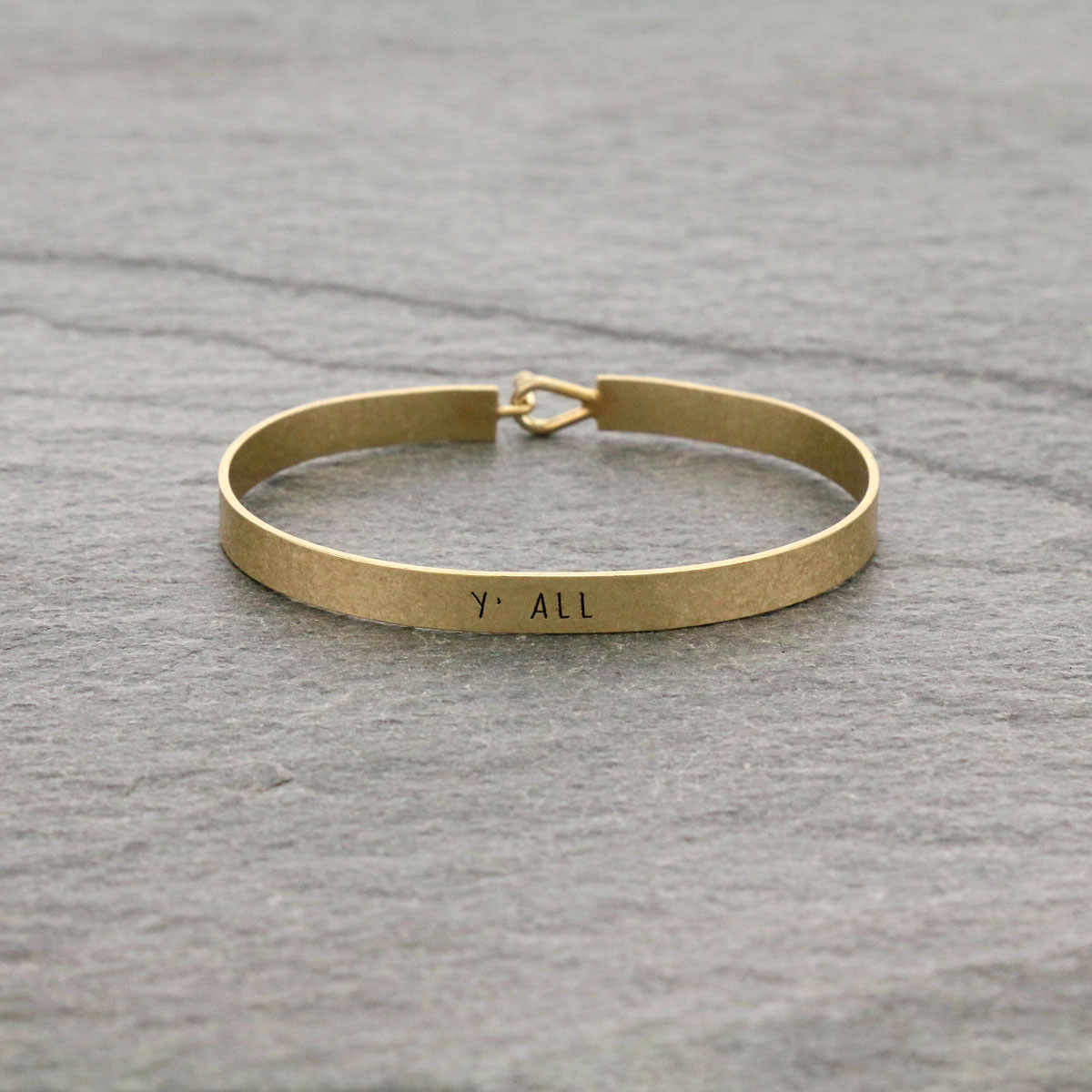 Fashion "Y'ALL" Inspiration Bangle Bracelet