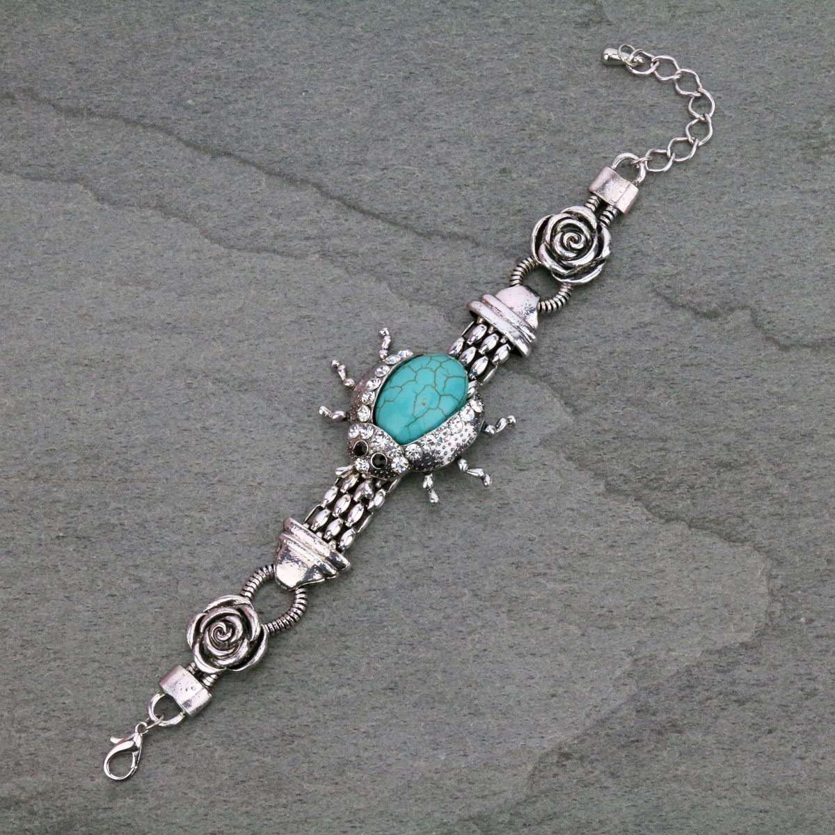 Turquoise Link Bracelet - Image 3