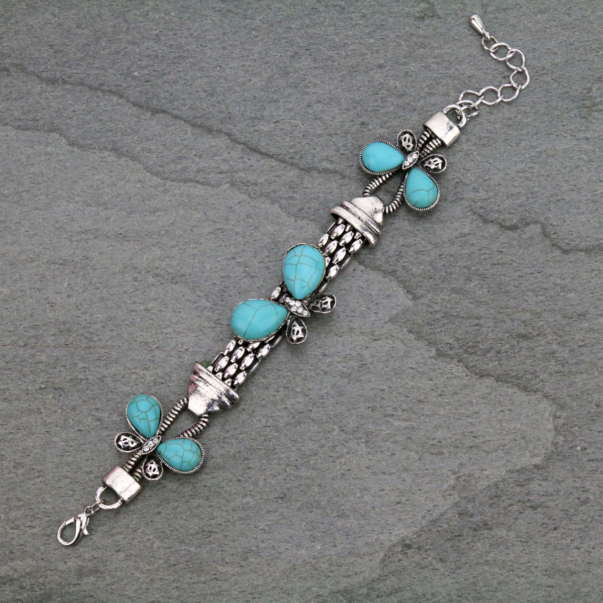 Turquoise Link Bracelet - Image 3