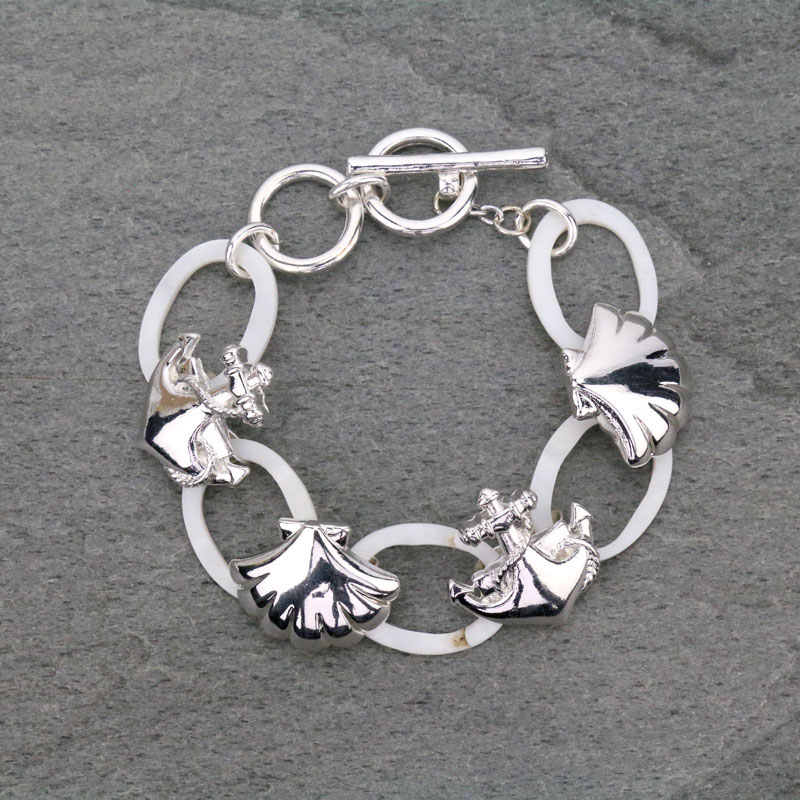 Sea Life Theme Link Bracelet
