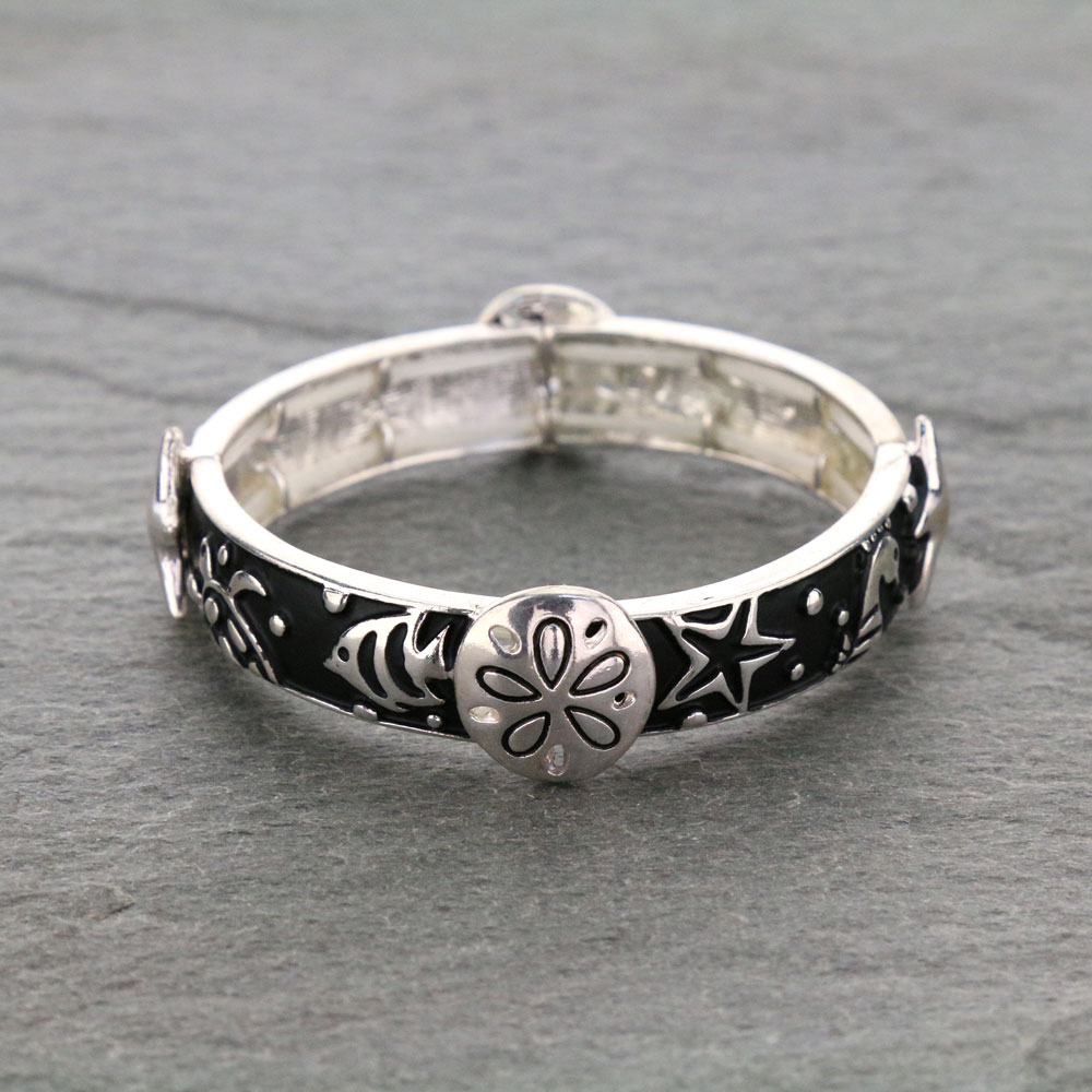 Sea Life Theme Stretch Bracelet